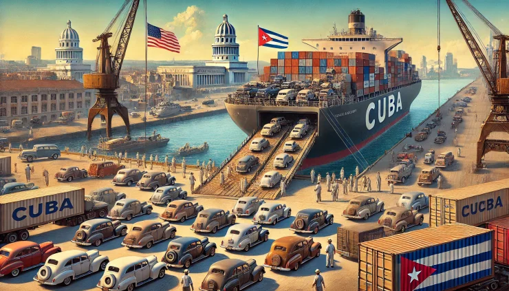 Importación vehículos desde Estados Unidos a Cuba