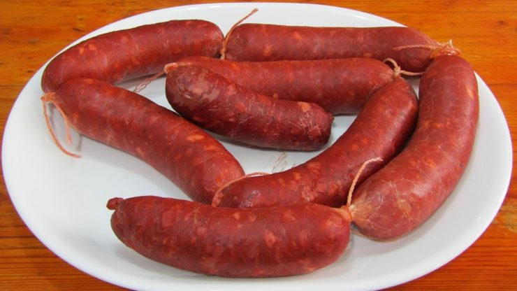 Longaniza de cerdo ahumado pinareña
