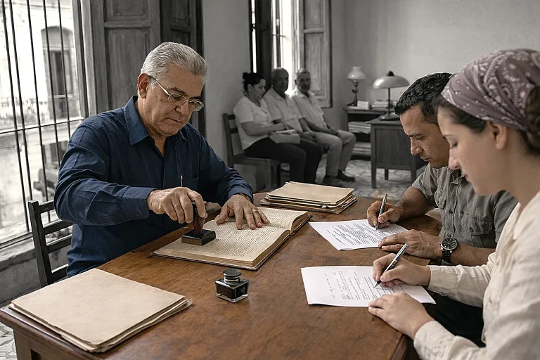 Herencia en Cuba: Acta Notarial de Declaratoria de Herederos
